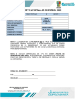 Ficha Deportiva Festivales 2023 PDF