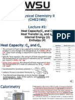 Lecture 2b - 3 - Heat Capacities - Enthalpy - Hess - Online - Class - 2020