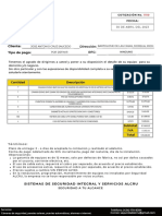 Cotización Budhare Bar No. 1130 PDF