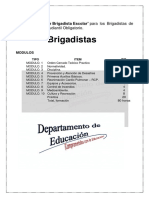 Pensum de Curso Brigadista Escolar