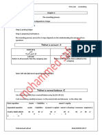 Accounting recording process