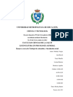 Ensayo Actualidad de El Metro en Panama, Experiencia Personal PDF