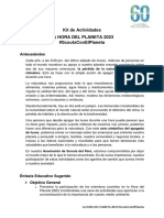 Kit de Actividades - La Hora Del Planeta 2023 PDF