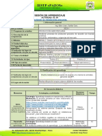 Sesion de Aprendizaje Instalaciones para La Crianza Animal