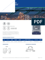 Ficha Medidor Electronico de Energia 1 Fase 2 Hilos PDF