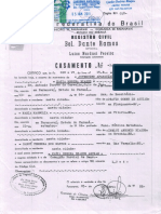 Certidão de Casamento - Juvercino Kátia