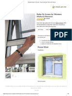 Window Roller Fly Screen - Keep Insects and Flies Out! - Streme PDF
