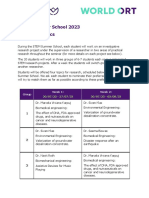 STEM Summer School 2023 Research Topics PDF