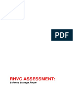 Science Storage Room Risk Assessment