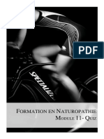 Naturopathie Module-11 Quiz PDF
