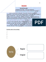 READING Past Tense 4to - 2023 PDF
