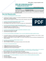 Teoría - Comunicación 1 - Uso de Las Mayúsculas PDF