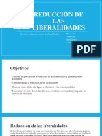 Reduccion Liberalidades