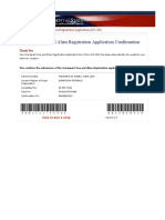 Immigrant Visa and Alien Registration - Confirmation Page PDF