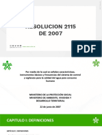 Resolucion 2115 - 2007 NUEVO PDF