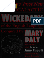 Websters First New Intergalactic Wickedary of The English Language by Mary Daly