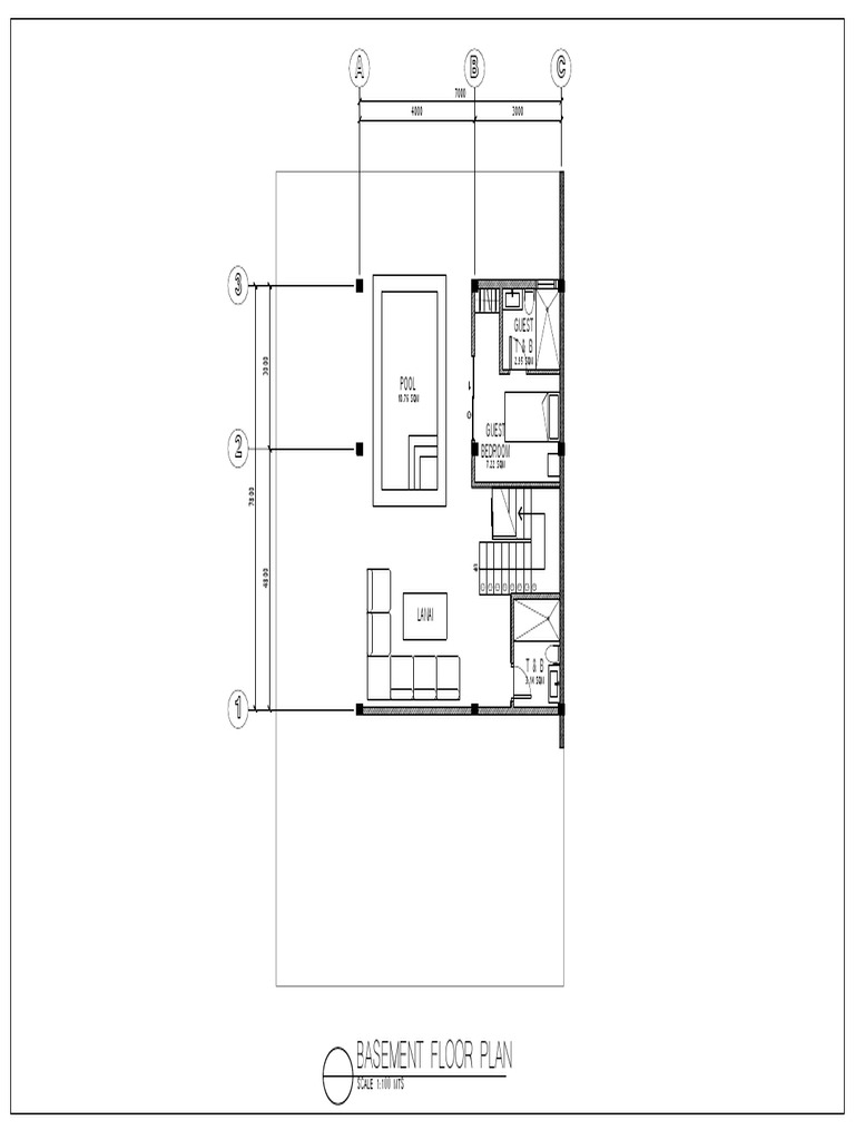 Chua Residence Basement Floor Plan PDF | PDF