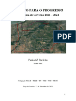 Plano de Governo de Paço Do Lumiar 2021-2024