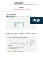 Tutorial Relatório Técnico Final - Bandas PDF