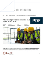 7 Fases Del Proceso de Auditoría en Una Empresa Según ISO 19011 - 2018 PDF