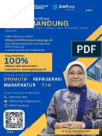 Pelatihan Kerja Institusional BBPVP Bandung 2023