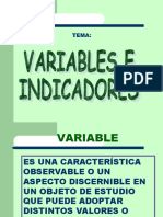 Variables-Indicadores Clase 3