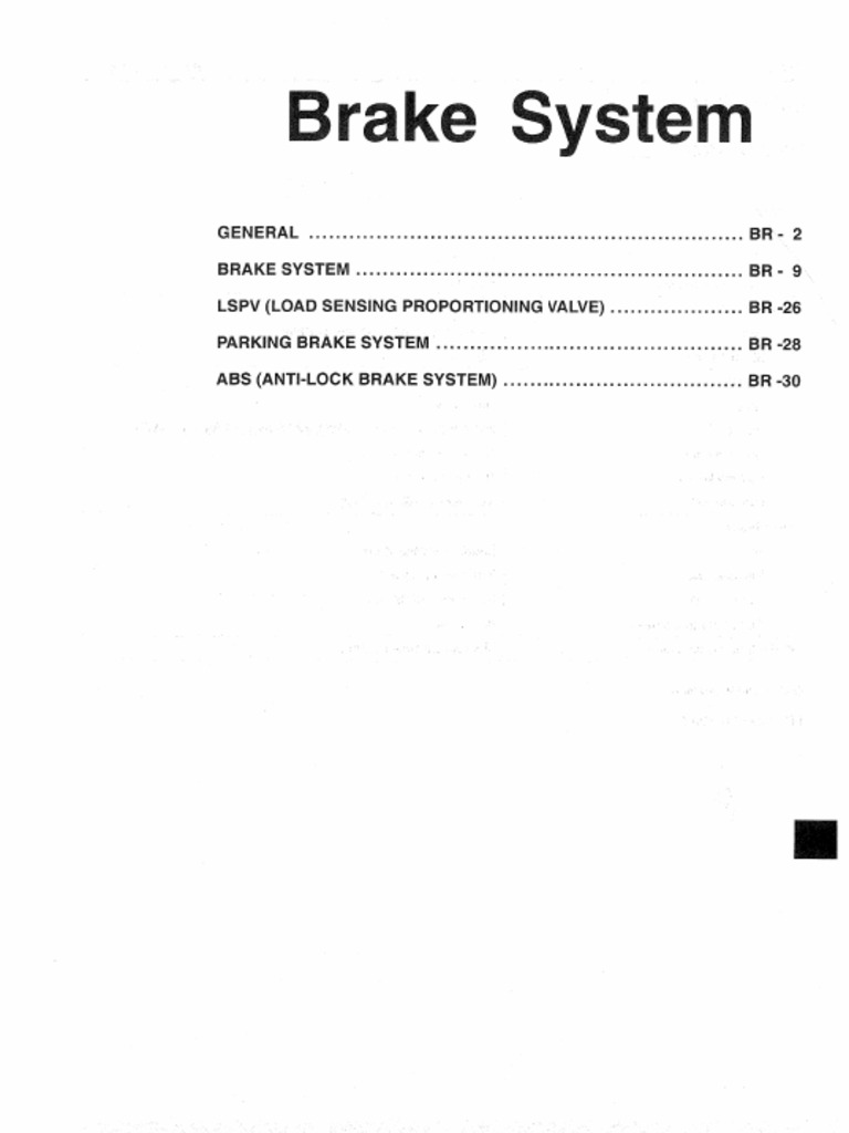 Brake System PDF PDF