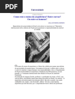 arte e técnica e ensino de projeto