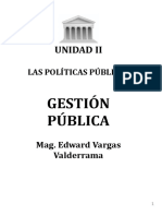 Ii Unidad Separata #02 Gestión Pública - Políticas Públicas PDF