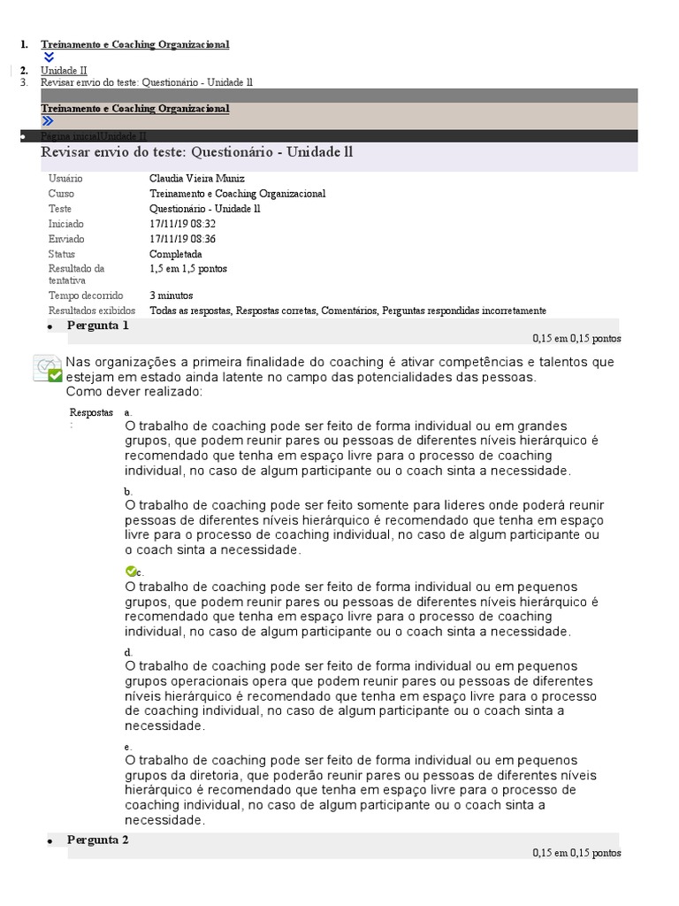 Atividade 2 | PDF | Carreira e Crescimento