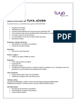 Tarjeta TUYA Joven - Beneficios y Condiciones para Usuarios