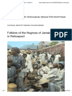 Folklore of The Negroes of Jamaica in Retrospect - Guerilla Cinema PDF