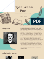 Presentación Trabajo de Literatura Versátil Elegante Tono Crema y Turquesa PDF