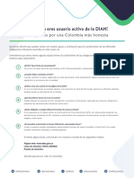¡Bienvenido, Ahora Eres Usuario Activo de La DIAN!: Trabajaremos Juntos Por Una Colombia Más Honesta