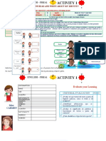 Activity 1 - Semana 1 1° Grado Ingles