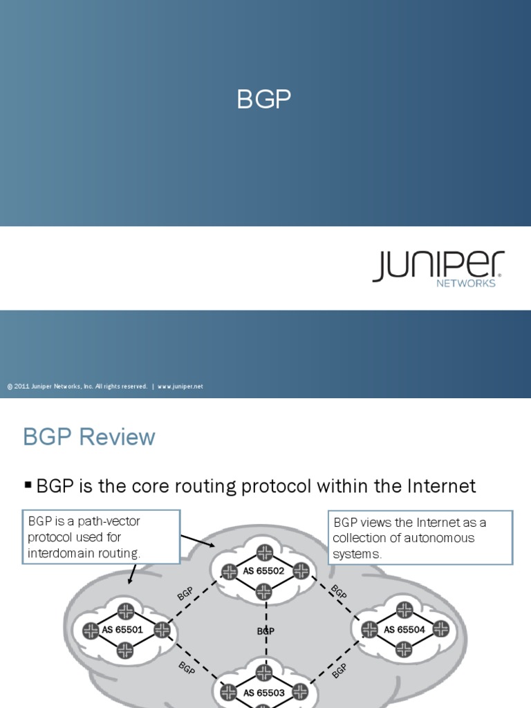 Juniper內部培訓資料BGP.pdf PDF