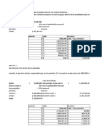 Ejercicios de amortización de créditos con cuotas fijas y extras