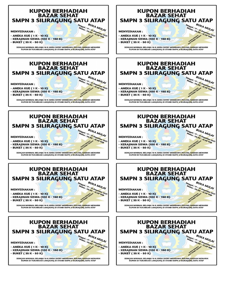 Kupon Print | PDF