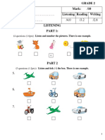 Đề KT Unit 8 - Tiếng Anh 2 Smart Start PDF