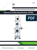 Universal Calibrating Machines UCM Manual PM 5201 PDF