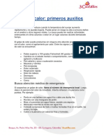 7 - Golpe de Calor - Primeros Auxilios PDF