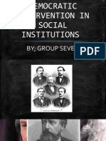 Democratic Intervention in Social Institutions