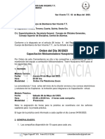 ORDEN NÂ° 30 - 23 Citacion A Capacitacion Uso y Mantencion de Equipo Motoamoladora K970 PDF