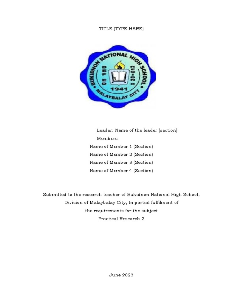 Final Paper Template PDF