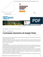 4 Principais Elementos Da Supply Chain PDF