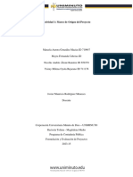 Actividad 1 y 2 Formulacion de Proyectos PDF