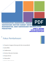 Bahan Kuliah Modul Gangguan Sistem Saraf S-04 - Neuropediatri Neurogenetik PDF