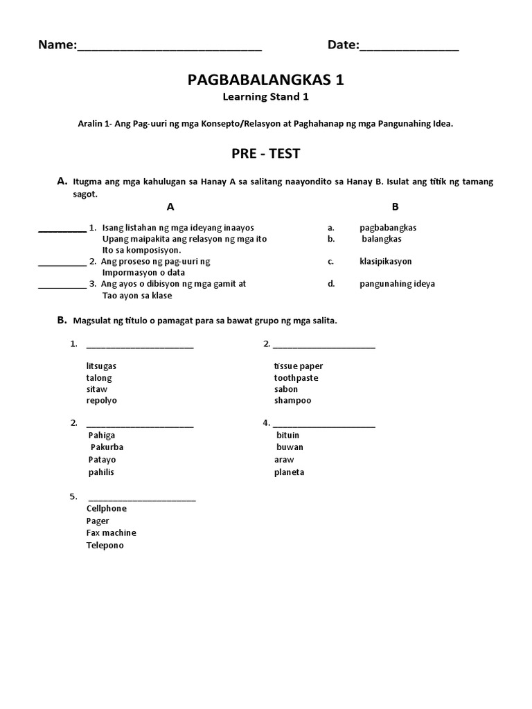 Ls1f pagbabalangkas 1 ls 1 1 pdf