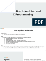 Intro To Arduino Programming