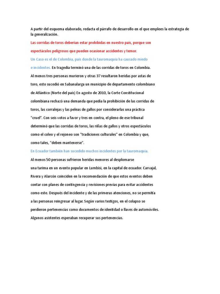 Prohibición de corridas de toros en Colombia | PDF